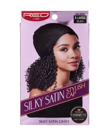 SILKY SATIN LINED HAIR CAP